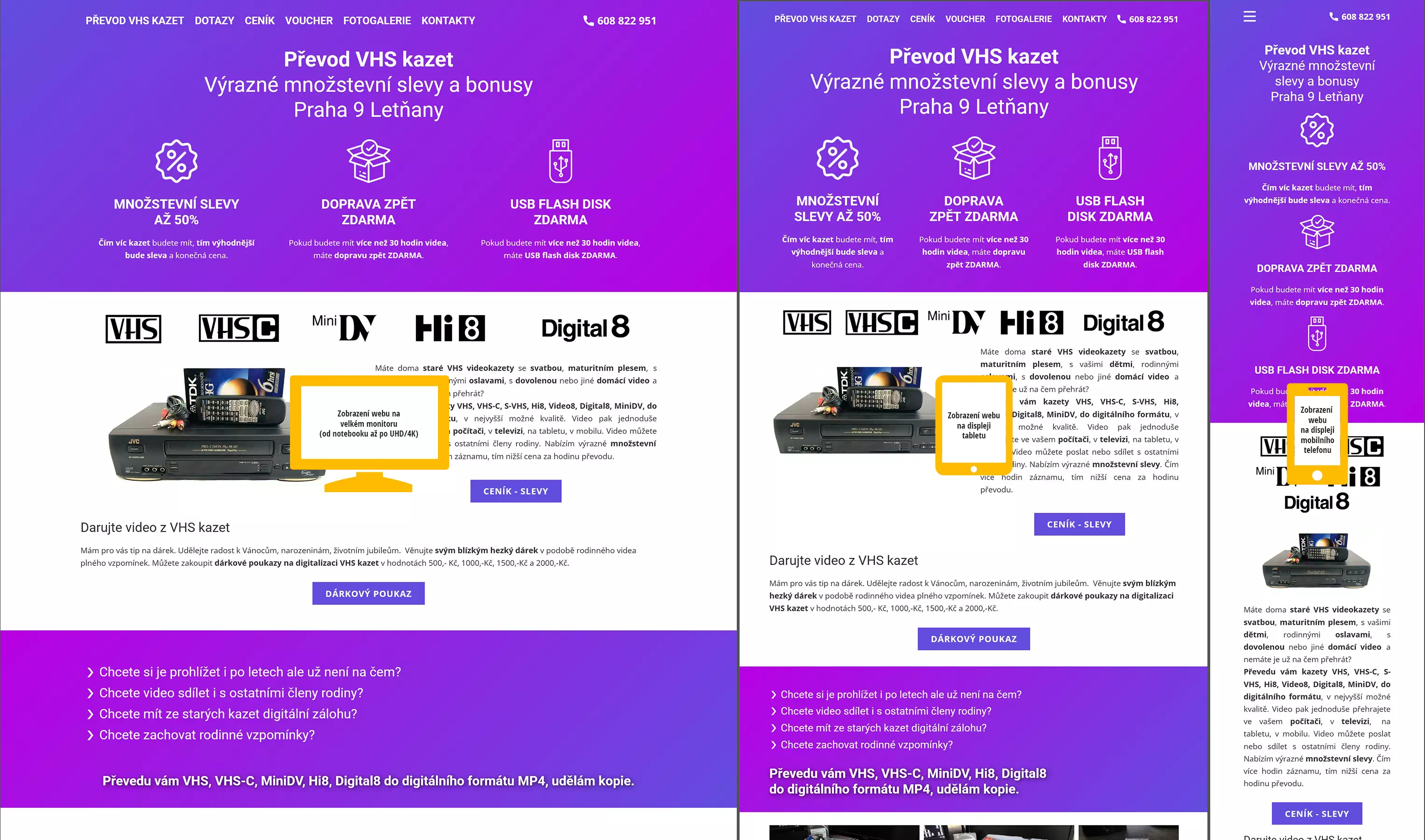 příklad responzivního designu